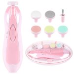 Lime a ongles pour b�b� glopole avec lumi�re - kit coupe - ongles electrique s�r pour nouveau - n�s, ...