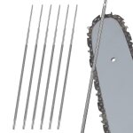 Limes rondes, 6 pcs 4. 8mm limes d'afftage pour trononneuse affute chaine tronconneuse, pour affter ...