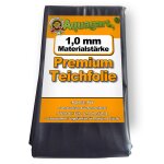 Liner de bassin en pvc 6 m x 2 m 1, 0 mm, noir, bâche pour le bassin de jardin Liner de bassin en pvc 6 m x 2 m 1, 0 mm, noir, bâche pour le bassin de jardin
