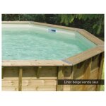 Liner seul beige pour piscine bois azura 6, 10 x 4, 00 x 1, 20 m - ubbink