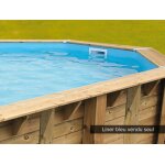 Liner seul bleu pour piscine bois azura 3, 00 x 3, 00 x 1, 26 m - ubbink