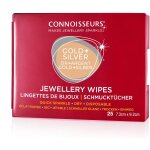 Lingettes nettoyantes pour bijoux - chiffon polish pour argent or argenterie - pour brillance - 25 lingettes ...