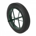 Linxor france  roue pleine pour brouette - noir -  40 cm - axe 20 mm