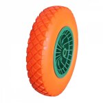 Linxor  roue increvable pour brouette 4. 8 / 4. 00 - 8 - orange