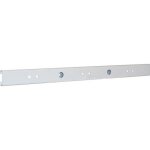 Lisse pour patères - modulable - en acier - blanc - 1500 mm - 12170 devismes Lisse pour patères - modulable - en acier - blanc - 1500 mm - 12170 devismes