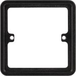 Lisse screwless deco ggblspc1bs cadre de prise simple, entretoise, noir Lisse screwless deco ggblspc1bs cadre de prise simple, entretoise, noir