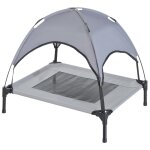 Lit pour chien chat sur pieds lit de camp lit surlev rafrachissant velum anti - uv oxford micro - ...