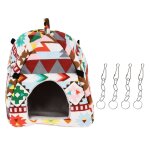 Lit de grotte suspendu, petit lit de cage de cachette chaud suspendu pour animal de compagnie hamster ... Lit de grotte suspendu, petit lit de cage de cachette chaud suspendu pour animal de compagnie hamster ...