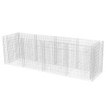 Lit sur�lev� a gabion acier 360x90x100 cm vidaxl vidaxl