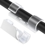 Liuw - lot de 30 clips de câble de haute viscosité sans trace, serre - câbles auto - adhésifs avec support, ... Liuw - lot de 30 clips de câble de haute viscosité sans trace, serre - câbles auto - adhésifs avec support, ...