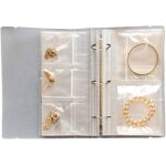 Livre de rangement pour bijoux, anti - oxydation, album de bijoux, livre pour boucles d'oreilles, colliers, ...