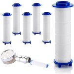 Lkjkj - lot de 6 filtres en coton pp pour pommeau de douche, élimination des résidus de chlore, cartouche ... Lkjkj - lot de 6 filtres en coton pp pour pommeau de douche, élimination des résidus de chlore, cartouche ...