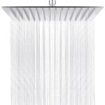 Lkjkj - pommeau de douche  effet pluie, 20 cm, acier inoxydable 304, rglable, carr, fixes economie ...