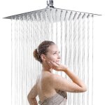 Lkjkj - tete de douche carré 304 inox, pommeau de douche anti - calcaire, ultra - mince haute pression, ... Lkjkj - tete de douche carré 304 inox, pommeau de douche anti - calcaire, ultra - mince haute pression, ...
