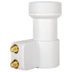 Lnb twin megasat hd - profi nombre d'abonn�(s) : 2 contacts de connexion dor�s, r�sistant aux intemp�ries ...