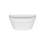 Loft urban pot de fleur mural - 40 cm - blanc