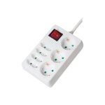 Logilink - coupe - circuit - ca 250 v - 3500 watt - entr�e : bipolaire - connecteurs de sortie : 7 - ...