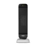 De'longhi radiateur soufflant en cramique tour avec 2 niveaux de puissance, tlcommande, minuterie ...