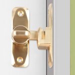 Loquet de porte - 90 / 180 universel (per�age / sans per�age) or