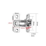 Loquet de porte � angle droit � 90 degr�s en acier inoxydable s