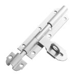 Loquet de porte ext�rieur avec fermoir a cadenas, loquet de porte coulissante en acier inoxydable, petit ...