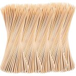 Lot de 1 000 brochettes en bambou naturel de 4 mm pour griller, kabob, fruits, apéritif, cocktail, saucisse, ... Lot de 1 000 brochettes en bambou naturel de 4 mm pour griller, kabob, fruits, apéritif, cocktail, saucisse, ...