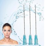 Lot de 10 aiguilles jetables a pointe emoussee de haute qualite, 18 g, 14 g, 20 g, micro - canules a ...