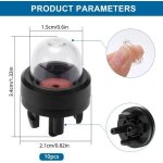 Lot de 10 ampoules d'amorage de carburant pour pompe  carburant, carburateur, bulle d'huile pour stihl ...