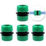 Lot de 10 connecteurs de réparation de tuyau de 12, 5 mm pour raccord de tuyau d'arrosage de 1 / 2 , Lot de 10 connecteurs de réparation de tuyau de 12, 5 mm pour raccord de tuyau d'arrosage de 1 / 2 ,