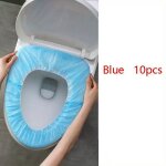Lot de 10 couvre - si�ges de toilettes jetables, accessoires de voyage et de loisirs, tapis de toilette ...
