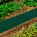 Lot de 10 dalles caillebotis de jardin vert 29. 5x29. 5 cm