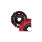 Lot de 10 disques à lamelles céramique bord arrondi bombés spécial angles inox - d. 125 x al. 22, 23 ... Lot de 10 disques à lamelles céramique bord arrondi bombés spécial angles inox - d. 125 x al. 22, 23 ...