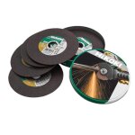 Lot de 10 disques  trononner Ø125 x 1mm proline hikoki 782304 - inox & metal