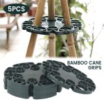 Lot de 10 embouts de support de canne en bambou vert pour jardin ¿ idal pour les plantes grimpantes ...