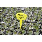 Lot de 10 etiquettes a planter jaune, h. 15 cm
