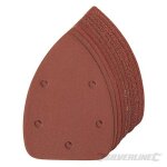 Lot de 10 feuilles abrasives auto - agrippantes pour ponceuse de dtails 140 mm - grains assortis