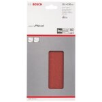 Lot de 10 feuilles abrasives expert for wood 115x230mm 14 trous gr. 80 bosch 2608605317