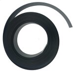 Lot de 10 kits lamelles occultantes pvc avec clip de fixation de 50 m pour grillage rigides - noir