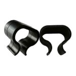 Lot de 10 pinces de fixation pour meubles d'extrieur en osier, canaps, chaises en rotin (noir, grande ...