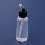 Lot de 10 pots de peinture pour arographe de 65 ml, siphon  double action, accessoires d'arographe ...