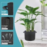 Lot de 10 sacs à plantes 40 l non tissé sac de culture sac de terreau sacs de plantation grow bag pour ... Lot de 10 sacs à plantes 40 l non tissé sac de culture sac de terreau sacs de plantation grow bag pour ...