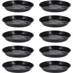 Lot de 10 soucoupes rondes en plastique pour pot de fleurs - pour jardin, int�rieur et ext�rieur - 30 ...