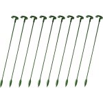 Lot de 10 tuteurs pour plantes de jardin � tige unique pour plantes, fleurs, roses, tomates, lys, feuilles ...