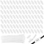 Lot de 100 étiquettes de câble - avec 100 serre - câbles - transparent - clip 3010 - marquage de câbles ... Lot de 100 étiquettes de câble - avec 100 serre - câbles - transparent - clip 3010 - marquage de câbles ...