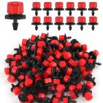 Lot de 100 goutteurs d'arrosage réglables 1 / 4 , micro - gouttes 360 pour système d'arrosage de jardin, ... Lot de 100 goutteurs d'arrosage réglables 1 / 4 , micro - gouttes 360 pour système d'arrosage de jardin, ...