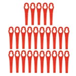 Lot de 100 lames en plastique pour coupe - bordures bosch einhell (rouge) Lot de 100 lames en plastique pour coupe - bordures bosch einhell (rouge)