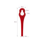 Lot de 100 lames en plastique de rechange pour coupe bordure florabest lidl frta 20 a1, fat 18b3, frt18a ... Lot de 100 lames en plastique de rechange pour coupe bordure florabest lidl frta 20 a1, fat 18b3, frt18a ...