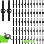 Lot de 100 lames de rechange en plastique haute performance pour coupe - bordure - accessoire pour jardin, ...
