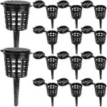 Lot de 100 paniers a engrais en plastique pour bonsa, accessoires de jardinage