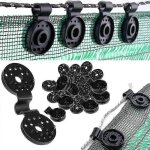Lot de 100 pinces de fixation robustes pour toile d'ombrage (30 pi�ces), pinces en plastique de qualit� ...